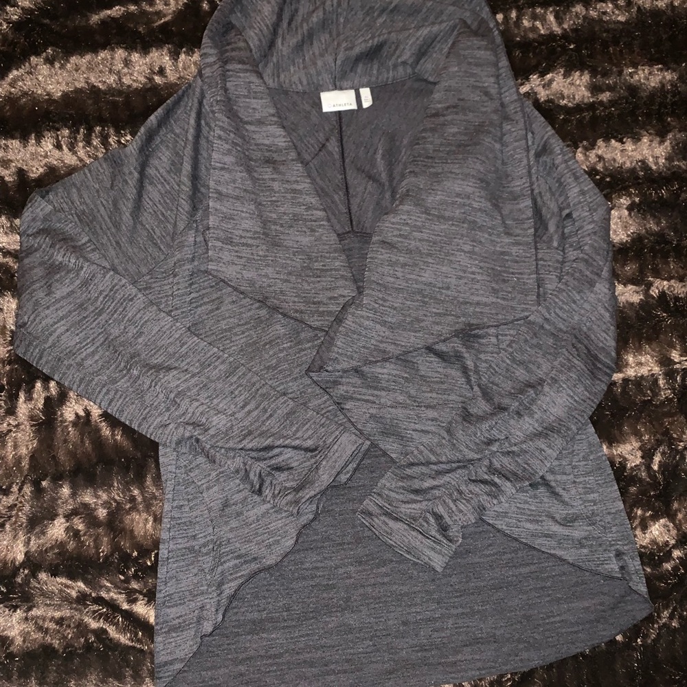 Athleta Heathered Gray Sweater, XL